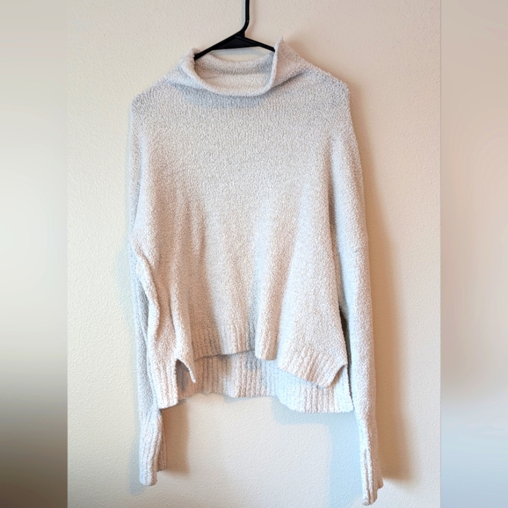 UGG Cozy White Turtleneck Sweater
